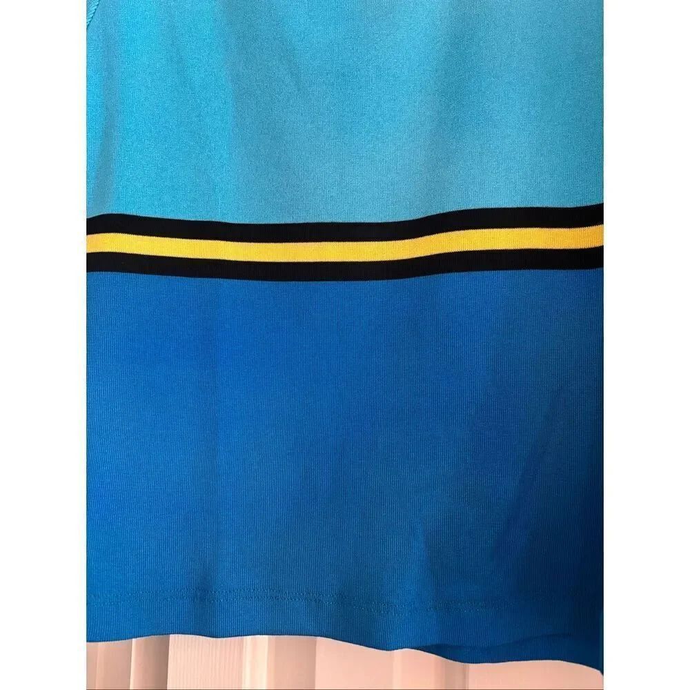Misook Color Block Short Sleeve Top - Picture 3 of 5